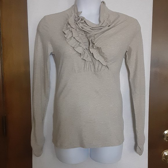 CAbi Tops - CABI/L-S/BODY-CON TOP/MEDIUM